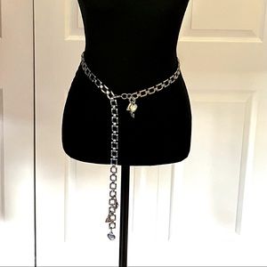 Nine West Silver Chain Link Belt